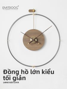 EMITDOOG | Nordic Style Large Creative Artistic Wall Clock