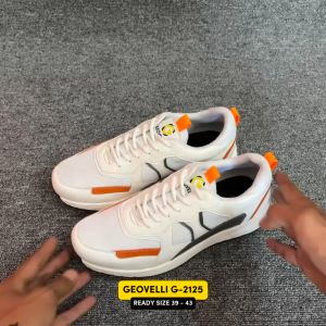 GVL Geovelli G2125 Giuro | Sepatu Sneakers Pria Local Brand Bandung Sepatu Sneaker Casual Pria Putih
