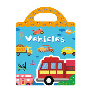 Static Cling Animal Dinosaur Ocean Scene Sticker Books Reward Jelly-like Stickers Pages Cross-border Early English Enlightenment