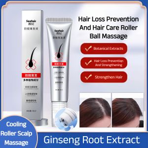 【Nourishes Hair】Roller Ball Anti-Hair Loss Liquid Hair Care Anti-Dandruff Rolling Massage Hair Thickening Hair Essence Nourishing Hair Root Essence滚珠防脱育发液
