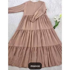 GAMIS SUSUN REMPEL RAYON TERBARU GAMIS SUSUN WANITA KEKINIAN