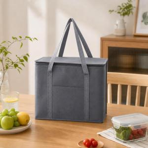 Picnic Thermal Insulated Bag For Food Outdoor Thickened Aluminum Film Cooler Bags Camping Handbag Waterproof Lunch Box