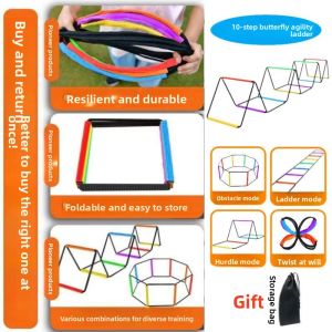 MIKING | Multi-functional Agile Foldable Jump Rope Ladder for Children