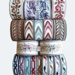 New Ethnic Lace Embroidered Cotton Linen Material Curtain Home Fabric Clothing Accessories Simple Chinese Style