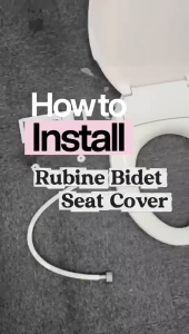 Rubine D/O-Shape Bidet Seat Cover | SCPP-PF306-BIDET (I) | SCPP-PN305-BIDET (I)