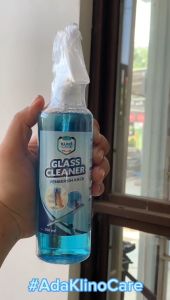 Glass Cleaner Liquid KLINO CARE Cairan Pembersih Kaca Antibacterial Spot Free Bening Bebas Noda
