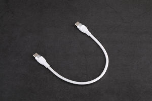 30W Short Data Cable Double Head Type-C Mobile Phone Charger Line Special Knitted Set for  15 Charging Line Convenient Portable Power Bank Charging