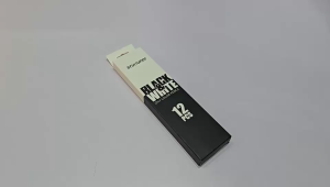Angelohut X Brutfuner Pensil Warna Black & White 12 Pcs / 12 Pensil Sketsa Hitam & Putih