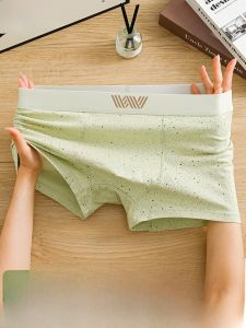 MiiOW | Quần lót nam Catman Pure Cotton thoáng khí kháng khuẩn cạp vừa mùa hè 2025 quần lót nam thể thao cỡ lớn chất liệu cotton