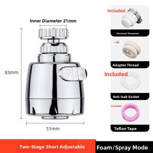 MONLEYTA | German Precision Extended Flexible Hose Kitchen Sink Pull Out Splash Proof Faucet Extender For Washing Vegetables And Hands