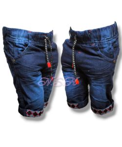 celana jeans pendek stik balik anak laki laki usia 1 sampai 12 tahun
