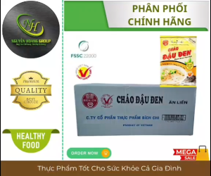 Thùng 50 Gói - Cháo ĐẬU ĐEN Ăn Liền Bích Chi Gói 50g