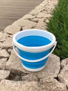 Folding Bucket Portable Folding Footbath Foldable basin Tourism Travel Abroad Washbasin Outdoor Camping-JC Elise