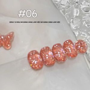 1 Chai Sơn Móng Tay Gel Nhũ Bạc Lấp Lánh WS 2025 10ml Dụng Cụ Trang Trí Móng Tay Dành Cho Người Nổi Tiếng Mạng Xã Hội Móng Giáng Sinh