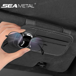 SEAMETAL Car Sunglasses Clip Card Holder Universal Anti-scratch Car Sun Visor Organizer Portable Car Eyeglasses Holder