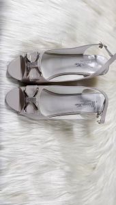 Korean sandals 6cm women bow office shoes white sandals for school fashion sandals with heels