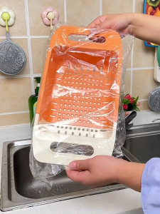 Rổ Gác Bồn Rửa Bát Thông Minh Gấp Gọn Điều Chỉnh Kích Thước Đa Năng Gấp Gọn Tiện Dụng Úp Bát Rau Quả