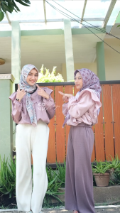 Koyu Hijab Baju Atasan Lily Top Blouse New Product Big Size