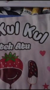 STICKER METERAN CUSTOM STIKER GROBAK USAHA Banner Booth Jualan Stiker Etalase Label Kemasan (FREE DESAIN)