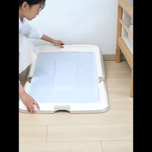 Dog Toilet Foldable Wall-mounted Large Potty Tray Anti-splash Pee Training Pee tray Pee Pan