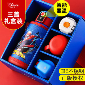 Disney Smart Childrens Insulation Cup with Straw for Boys Kindergarten and School 316 Food Grade Water Kettle