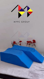 mppc หมอนรองขา หมอนยกขา มีซิป รุ่น U Shape Leg Pillow แผลกดทับ ขาเข้าเฝือก