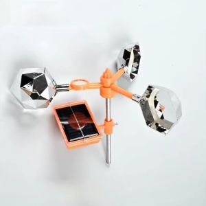 Máy đuổi chim năng lượng mặt trời xoay 360 độ có âm thanh
