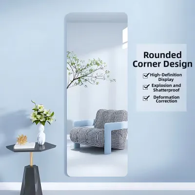 Self-Adhesive Full Length Acrylic Soft Mirror