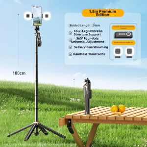 xiaotian | Mini Portable Multifunctional Selfie Stick 360 Degree Rotating Vlog Shooting Stand