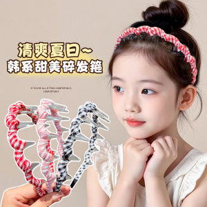 Childrens Anti-Slip Toothed Hairband Girls Stylish Korean Style Hair Clip Comfortable Non-Tightening Hair Accessories