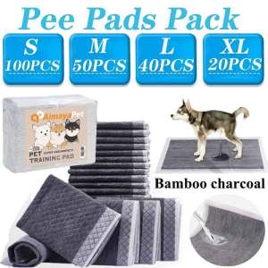Dog Training Pad Pad Pet Pee Pad Cat/Dog Urine Pads Bamboo Charcoal Absorb Water Cat Pee Disposable Pet Diapers