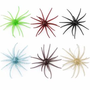 Coike Style Sea Urchin Soft Bait TPE Anti Tear Earth Lure Slow Fall Action Neko Rig Bass Fishing Lures Accessories