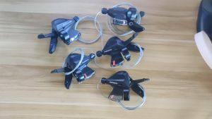 Shimano Altus M310 Shifter 8 Speed Combo: MTB Parts & Shifting System