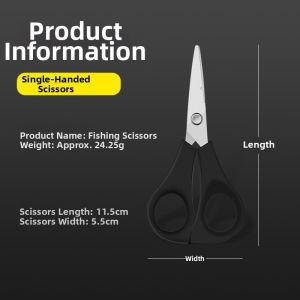 PATGEAR | Fishing Scissors Multifunctional Lead Clipping Braided Line Portable Folding