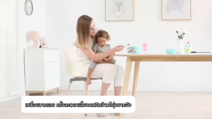 【สปอต】เก้าอี้ทารกไม้เนื้อแข็งพับได้ / เก้าอี้รับประทานอาหารอเนกประสงค์