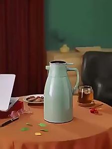 Bình Giữ Nhiệt Chân Không Thép Không Gỉ Dung Tích Lớn 1 Chiếc Có Lớp Lót Thủy Tinh Kèm Màn Hình Hiển Thị Kỹ Thuật Số Dùng Cho Nhà Bếp Pha Cà Phê Ấm Giữ Nhiệt
