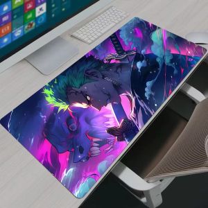 Bandai | One Piece Zoro Mouse Pad Notbook Gaming Large Keyboard NonSlip Rubber Computer Carpet Desk Mat PC Gamer MousePad Youth Gifts