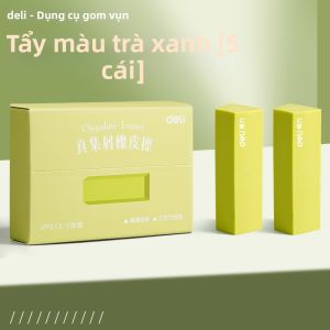 deli | Bút Xóa Màu Matcha Không Vỡ Cho Học Sinh