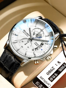 นาฬิกาข้อมือชาย นาฬิกา Quartz แบบมีสายเดี่ยว หนังแท้ ชั้นใน เครื่องกล นาฬิกาข้อมือแบบมีสว่าน วัสดุอื่นๆ สำหรับเยาวชน