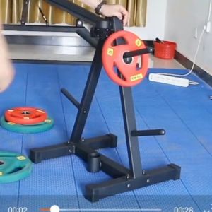 แท่นเก็บแผ่นน้ำหนัก รู 1 นิ้ว /แผ่นน้ำหนัก ดัมเบล บาร์เบล 10 ปอน Weight Plate อุปกรณ์เสริมสำหรับกีฬา กระจาย