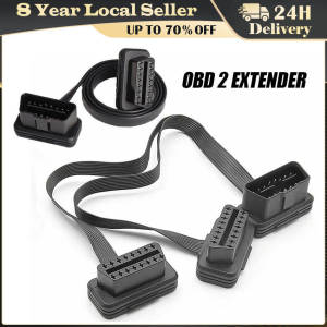 16 Pin Socket OBD OBDII OBD2 16Pin Male To Female Car Scanner Extension Cable Connector