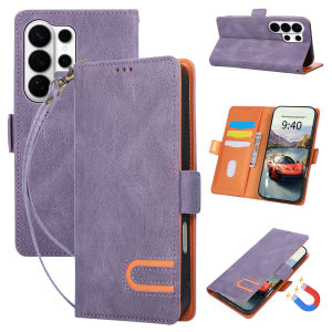 Leather Wallet Cards Phone Case for Samsung S26 Ultra S25 S24 FE S23 S22 S21 Plus A57 A37 A27 A17 A07 A55 A35 A06 A56 A36 Cover