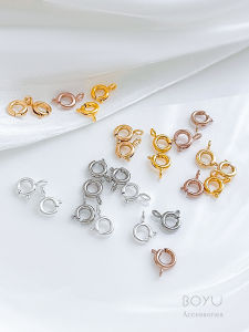 BOYU | 14K Gold Plated Spring Closure Connectors DIY