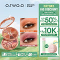 O.TWO.O 9 Warna Eyeshadow Palette High Pigment Waterproof Long-Lasting Eye Shadow. 