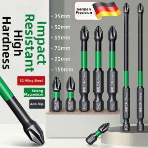 OUKUMAN | Cross-head Strong Magnet Tungsten Steel Screwdriver Bits