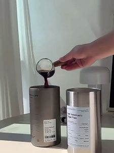 Tumbler Coffee Americano: Gelas Mug Stainless Steel & Botol Minuman 600 ML