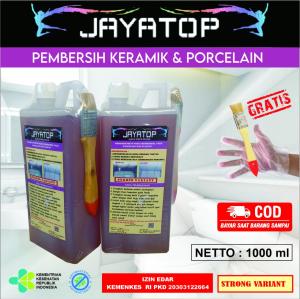 Jayatop Ron Strong Variant Pembersih kerak keramik kamar mandi ampuh 10x lebih ampuh dari merek lainnya serbuk ajaib viral