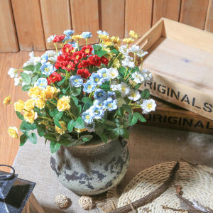 Bó Hoa Hồng Nhựa Bó Hoa Giả Bông Nhung Bông Khô Trang Trí Nhà Bồn Hoa Trang Trí Phòng Khách Hoa Tươi Bó Hoa Tươi