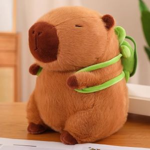 Capabala Búp bê đồ chơi nhồi bông capybara búp bê biba Rái cá Mặt dây chuyền búp bê món quà sinh nhật Ba lô