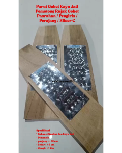 Pasrah Buah Parutan Rujak Parut Gobet Kayu Jati C